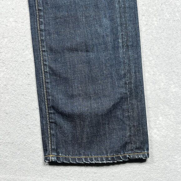 Vince Jeans Mens Size 30 Blue Distressed Straight Leg Denim USA Classic Pockets - Picture 4 of 11